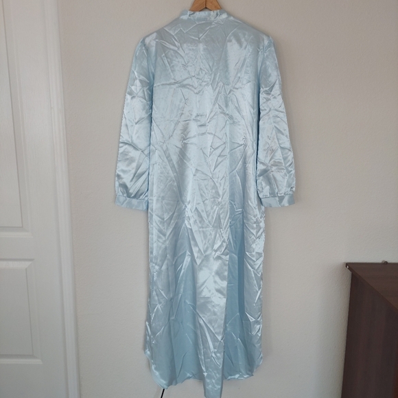 J.O Intimates Vintage Kimono Satin Slip Dress Size Large - Picture 6 of 9